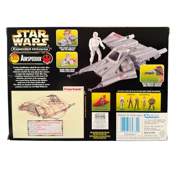 Star Wars Expanded Universe Airspeeder with Pilot - Picture 2 of 5